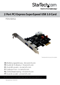 To view the document StarTech.com PEXUSB3S2 User Manual